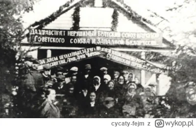 cycaty-fejm - Brama powitalna armii czerwonej ustawiona przez Żydów we wsch Polsce w ...