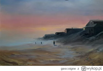 gascoigne - "Cisza"
40x60cm olej na panelu mdf.

Dla odmiany coś przyjemniejszego (ni...