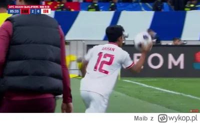 Maib - Chiny 2-[1] Indonezja - Thom Haye 86'
#golgif #mecz #afc #ms2026 #mistrzostwas...