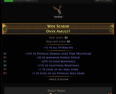 Sanczo_panczo - #pathofexile 
Jak zcraftowac taki amulet? najbardziej interesuje mnie...