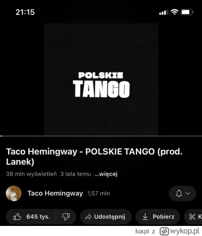 luxpl - Cały naród już obejrzał #polska #tacohemingway