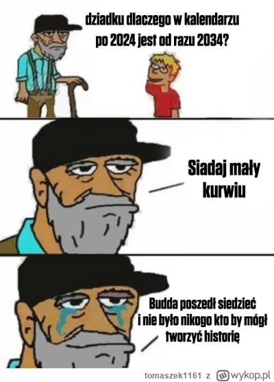 tomaszek1161 - Mem kradziony, ale tylko frajer by nie ukradł #budda