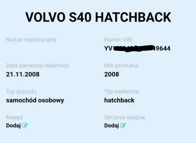 grzesiecki - hmm, #volvo  s40 hatchback? przecież to sedan jak w mordę strzelił #pyta...