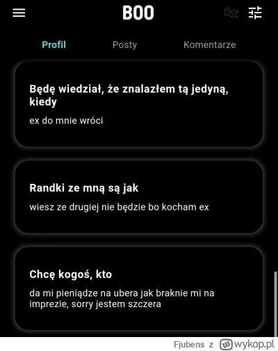 Fjubens - ale...a zresztą
#tinder #badoo #boo