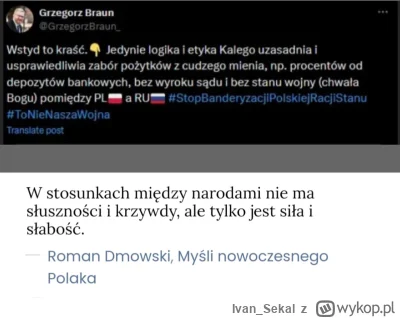 Ivan_Sekal - #polityka #bekazkonfederacji

Niech ktoś wytlumaczy Grzesiowi, że polity...