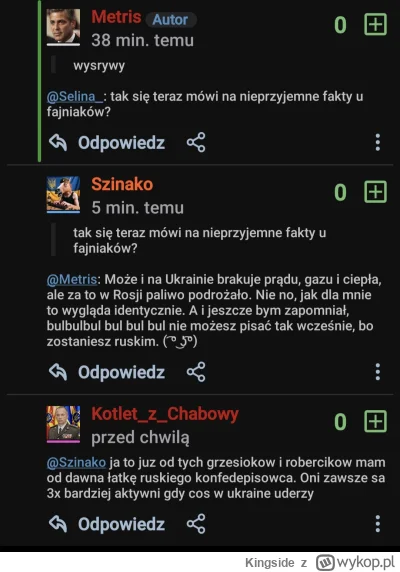 Kingside - Dziś zorganizowana akcja od rana, ciekawe czy siedzą obok siebie xd 

#woj...