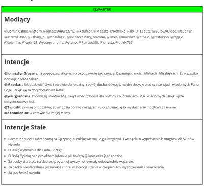 dendrofag - @DominiCanes, @Igtorn, @JonaszSynGrazyny, @Kalafijor, @Maaska, @RomskaPal...