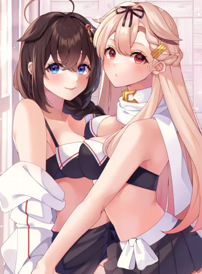 zabolek - #yuudachi #shigure #poi #kantaicollection #anime #randomanimeshit