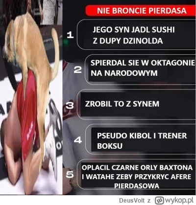 DeusVolt - Przypominam jakby ktoś chciał go bronić