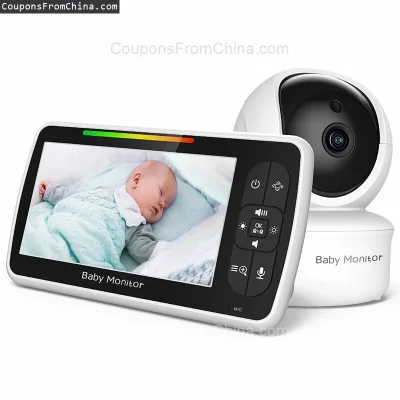 n____S - ❗ 5inch Video Baby Monitor with Camera
〽️ Cena: 28.99 USD (dotąd najniższa w...