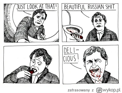 zafrasowany - Posiłek każdej ruskiej onucy i każdego pożytecznego id... #rosja #wojna...