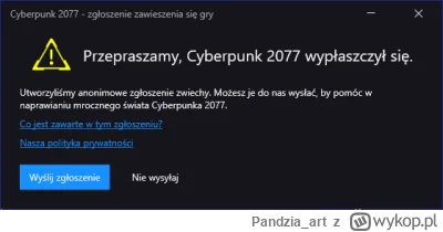 Pandzia_art - Czy ktoś z was może miał taki problem z #cyberpunk2077 ? Gra się normal...
