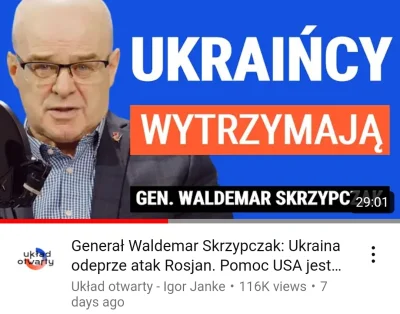 Wilczynski - Gen. Skrzypczak co chwila zmienia poglądy. Jeszcze przed chwilą Ukraina ...