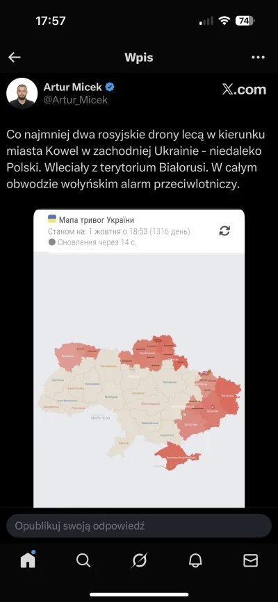 PanMagnus - Małpa na Kremlu znowu coś kombinuje. Drony wystrzelone z Białorusi lecą p...