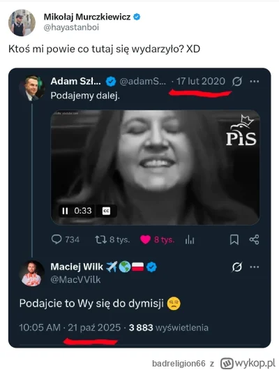 badreligion66 - #polityka Gdy musisz wyrobić normę dzienną sięgasz po tweety sprzed 5...