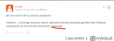Cztero0404 - >wskaż mi proszę co kiedyś pisałem o karcie depresji albo wróć i przepro...
