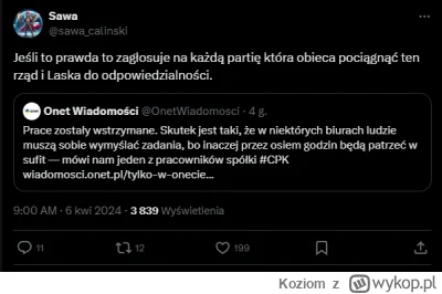 Koziom - XD? Chłop mówi, że zagłosuje na każdą partię, która OBIECA pociągnąć rząd i ...