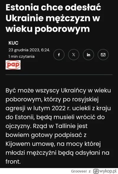 Grooveer - Mam nadzieję, że Polska pójdzie tą samą drogą
#wojna #ukraina #polska