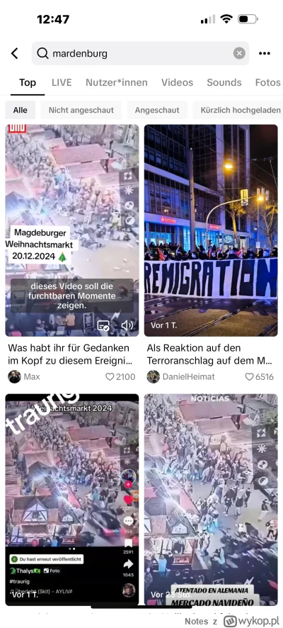 Notes - @wodiwo Screenshot z tej chwili. Wczoraj byłem też w innym mieście na innym I...