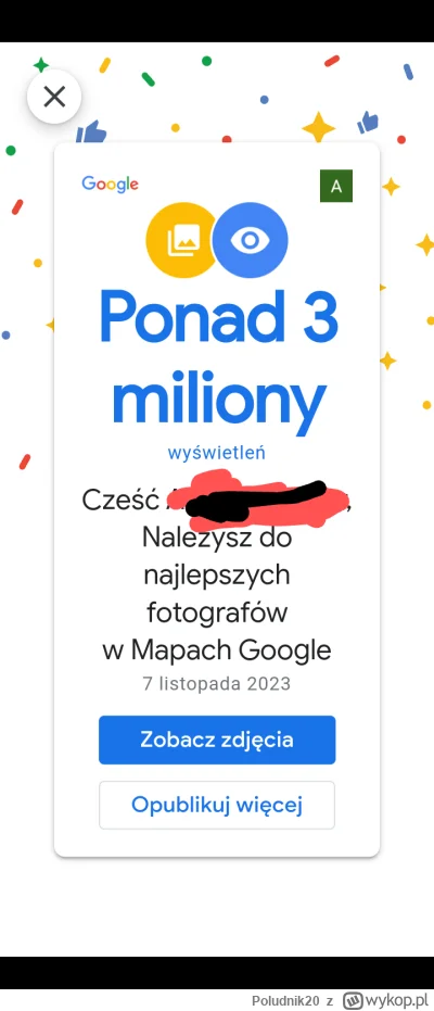 Poludnik20 - Z Gmaila którego używam od grudnia 2021. Jak na gościa z niespełna 60-ty...