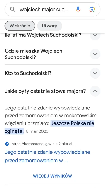 POgromcaCentaurow - #kononowicz google jak zwykle trafnie odpowiadają ( ͡º ͜ʖ͡º)