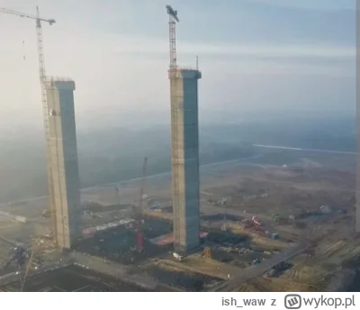 ish_waw - Zdjęcie z budowy wieży kontroli lotów CPK zlikwidowanej przez rząd Tuska. T...