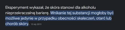 Kejesen - @Anonalia: Właśnie to farmazon z tym wchłanianiem się przez skórę, czytałem...