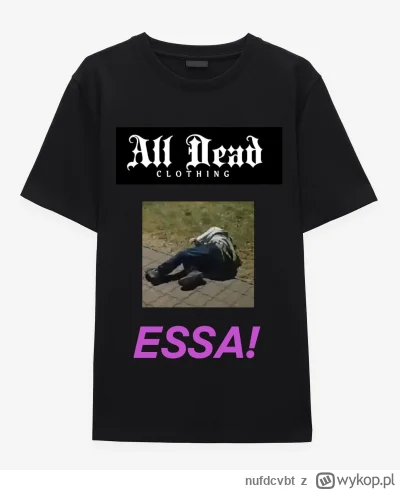 nufdcvbt - #kiszak Widzowie dropneły nowe koszulki, giga zajebisty wzór nam grafik zr...