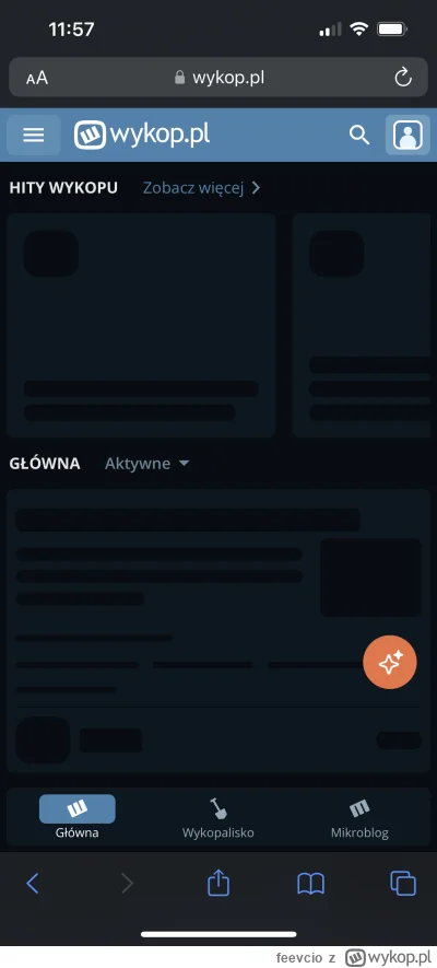 feevcio - Tak wygląda strona wypoku na telefonie, nie da się używać, podejrzewam, że ...