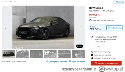 dzielnyparafianin - Kupuje auto, mój budżet to 150k. Zastanawiam sie nad kupnem BMW 2...