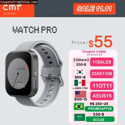 n____S - ❗ CMF by Nothing Watch Pro AMOLED Bluetooth 5.3 Smart Watch
〽️ Cena: 59.65 U...