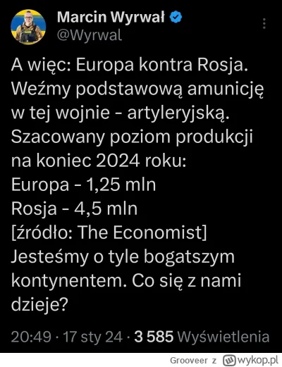 Grooveer - Wszystko będzie dobrze panie @Grzesiok
#wojna #ukraina #rosja #europa #ue