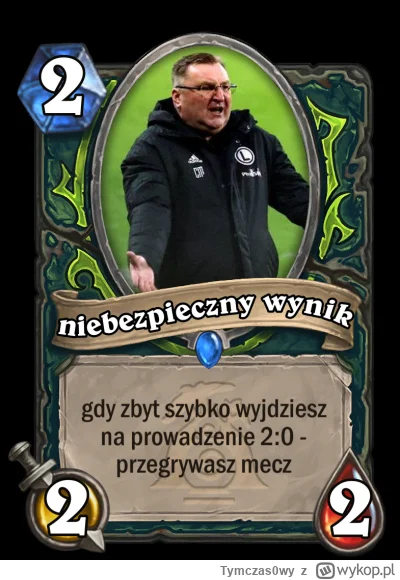 Tymczas0wy - Karta pułapka została aktywowana przez zespół Lecha Poznań.

#mecz #ekst...