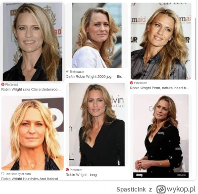 SpasticInk - @Bravado: akurat dałeś bardzo zły przykład, Robi Wright ma dość kwadrato...