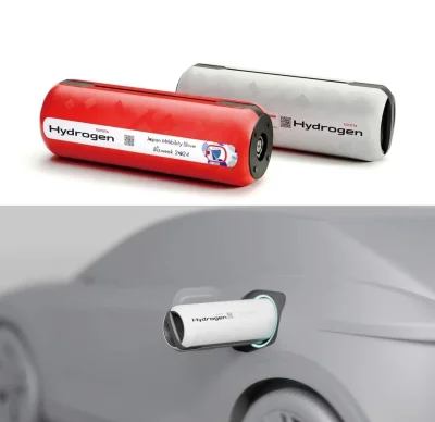 pogop - Kartridże wodoru Toyoty, przypominające baterie AA, mogą zakończyć problem po...