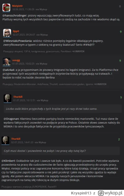 Kryspin013 - @Davvs: nie rozumiesz lewagu, jakby pis ich wpuścił to byliby fajni imig...