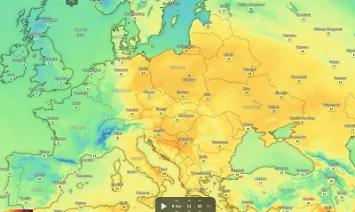 O.....e - Czy taka #pogoda to coś normalnego? Wschód Europy znacznie cieplekszy od za...