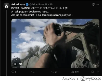 AntyKuc - Areczek to już chyba zablokował każdego, bo nikt z nim nie wchodzi w intera...