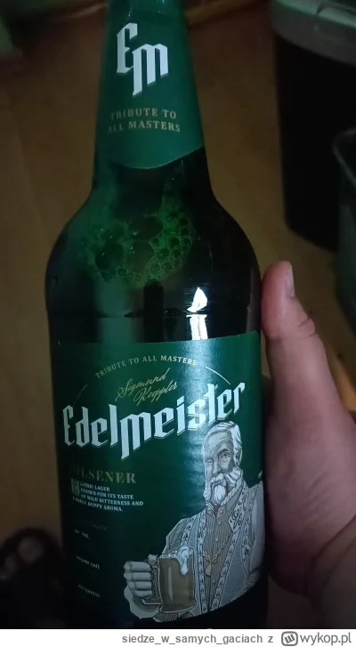siedzewsamych_gaciach - Uwaga! Zajebiste piwo w Aldi mają w jakiejś promce. 1,5 litra...