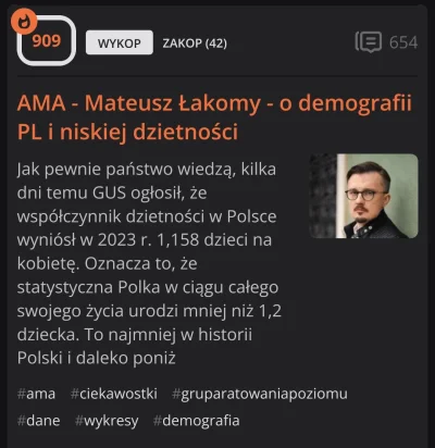 awcalezenie - Jejku, ale to było złe AMA z @MateuszLakomy , a miałem nadzieję że będz...