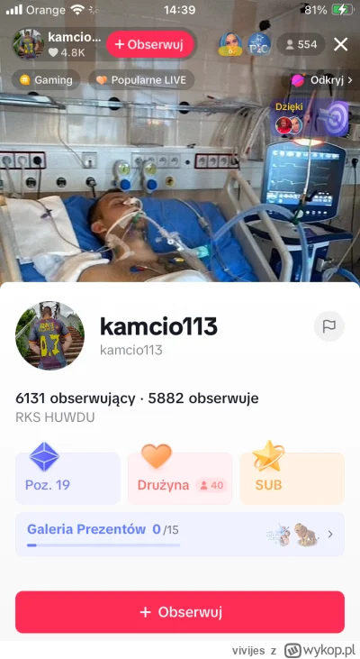 vivijes - #tiktok #patologia #oszust typ podłożył zdjęcie z medonet i dźwięk respirat...