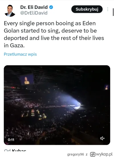 gregory96 - Chyba prąd mu odcięło...
#izrael #wojna #polityka #eurowizja #palestyna