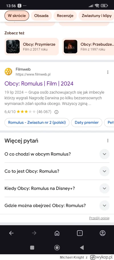 Michael-Knight - Dobre opisy filmów dają na Filmweb xD
#filmweb #film