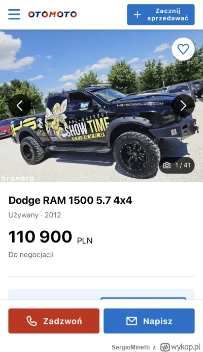 SergioMinetti - Dodge RAM Różala na sprzedaż: 

LINK

#ksw