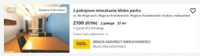 nad__czlowiek - @zobq: no nie, centrum Krakowa 4000zł a obrzeża za 2000zł + czynsz zn...