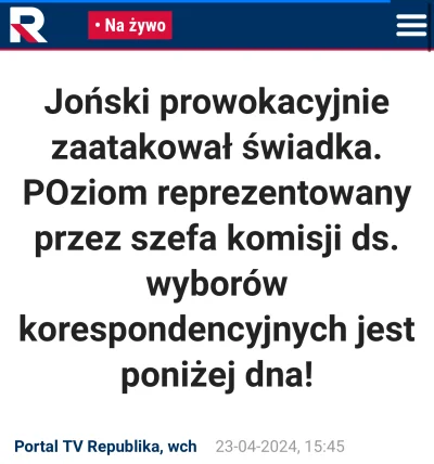sznioo - Według pisowskich mediów Kamiński został BRUTALNIE ZAATAKOWANY przez Jońskie...