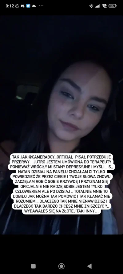 MrBeast - Zabrakło na końcu zaproszenia na OF.
Niby depresja, robienie sobie krzywdy ...