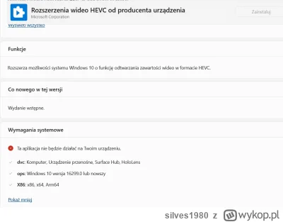 silves1980 - Windows 10 / video - hevc help, o co mu chodzi... (ryzen/gtx 3070/najnow...