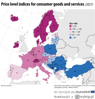 KoxKoxu21 - @bialy100k: Uwielbiam to gadanie, że ceny w Polsce są takie same jak na z...