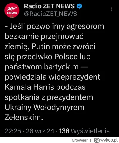 Grooveer - To od dawna wiadomo, że po Ukrainie są kraje bałtyckie i Polska na celowni...